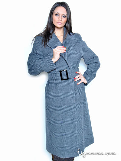 Пальто Kroyyork, цвет цвет серо-голубой