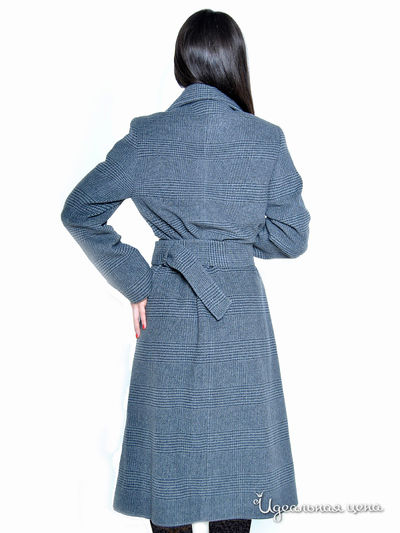 Пальто Kroyyork женское, цвет серо-голубой