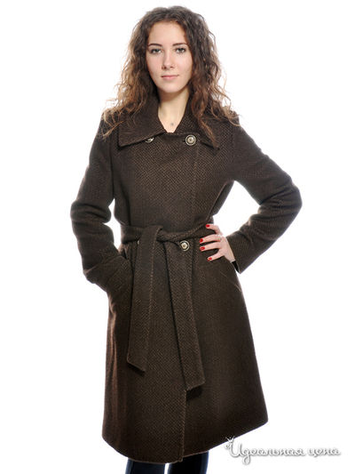 Пальто Kroyyork, цвет цвет коричневый