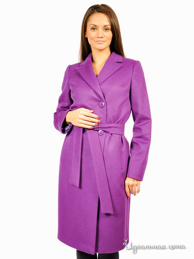 Пальто Kroyyork, цвет цвет фиолетовый