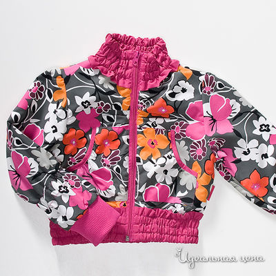 Ветровка Coccodrillo, цвет цвет серый / малиновый