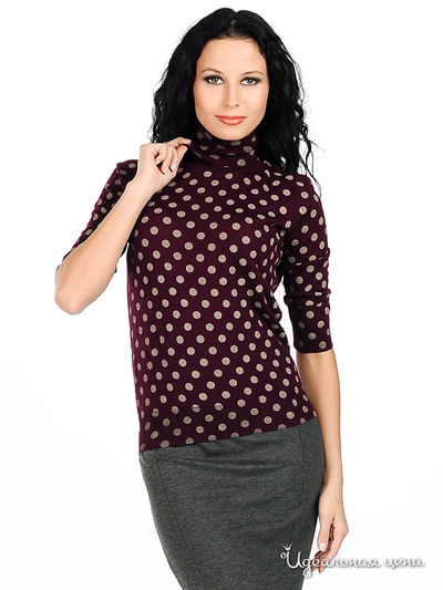 Водолазка Sexy woman&Northland, цвет цвет бордовый