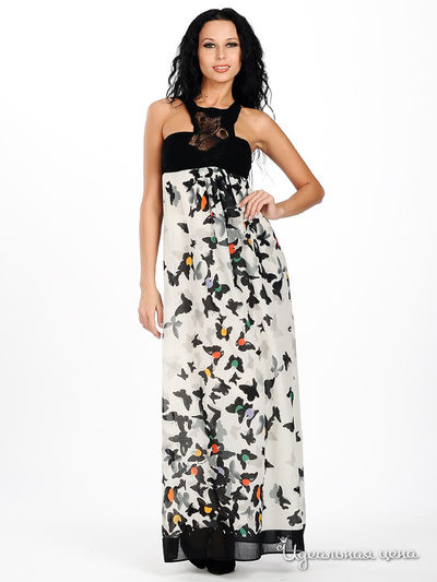 Платье Sexy woman&Northland, цвет цвет белый / черный