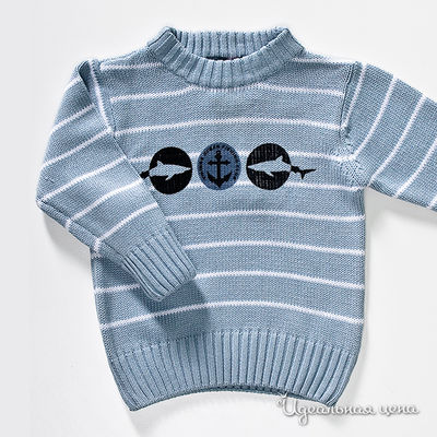 Джемпер Coccodrillo, цвет цвет голубой / белый