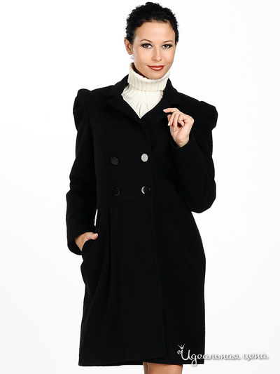 Пальто Снежная королева, цвет цвет черный