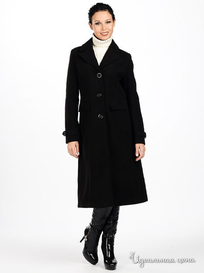 Пальто Снежная королева, цвет цвет черный