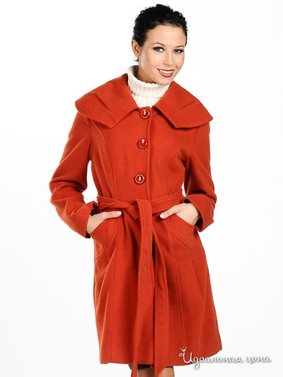 Пальто Снежная королева, цвет цвет рыжий