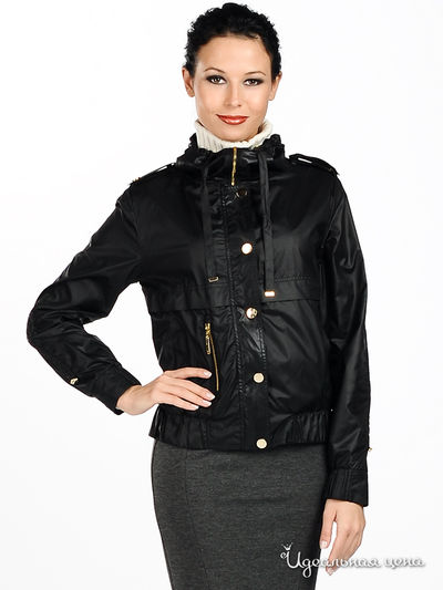 Ветровка Снежная королева, цвет цвет черный