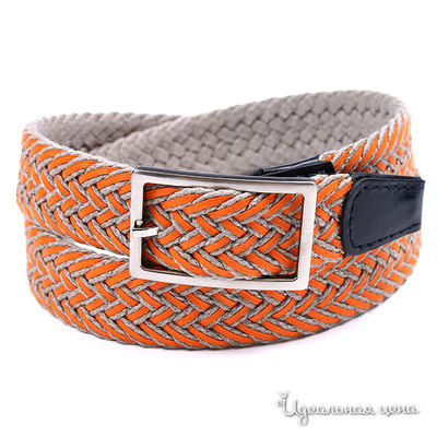 Ремень Dali Exclusive, цвет цвет серый / оранжевый