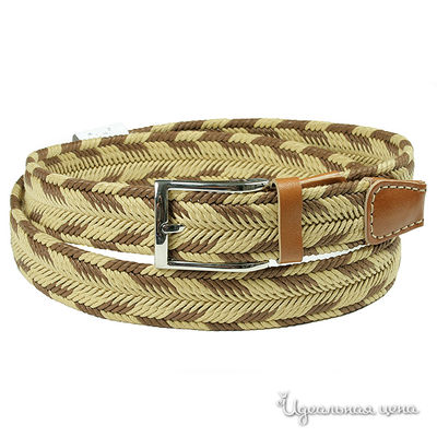 Ремень Dali Exclusive, цвет цвет бежевый / коричневый