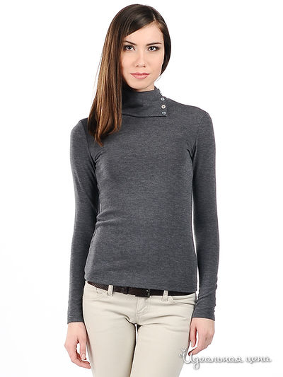 Водолазка Alisa fashion, цвет цвет темно-серый меланж