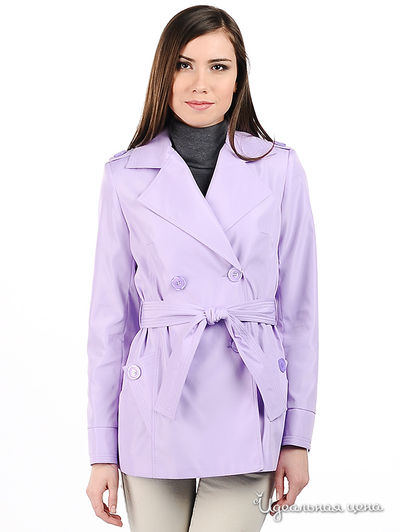 Плащ Alisa fashion, цвет цвет сиреневый