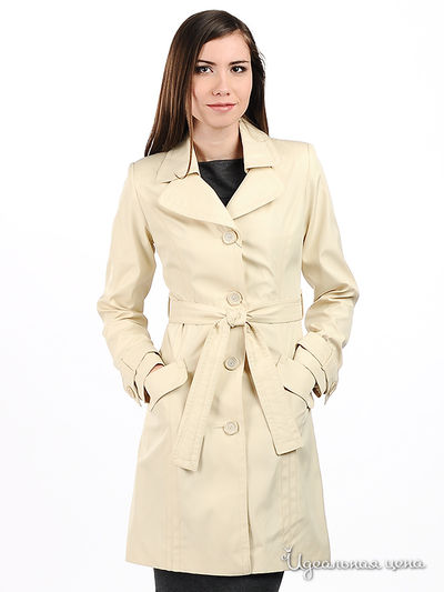 Плащ Alisa fashion, цвет цвет бежевый