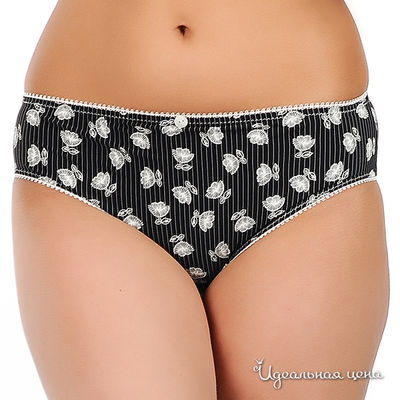 Трусы Milena, цвет цвет черный / белый