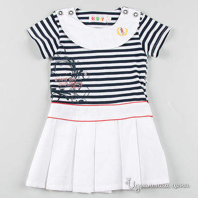 Платье Kidly, цвет цвет синий / белый