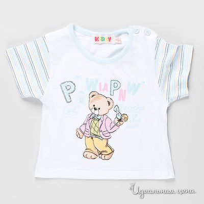 Футболка Kidly, цвет цвет голубой