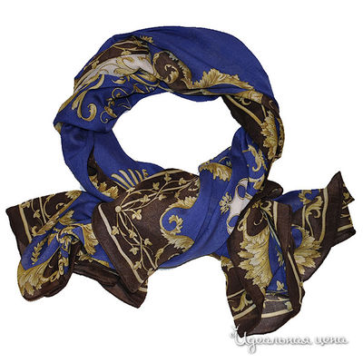 Платок Farfalla Seta, цвет цвет синий