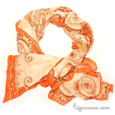 Платок Farfalla Seta, цвет цвет оранжевый