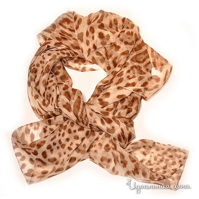 Шарф Farfalla Seta, цвет цвет коричневый