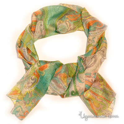 Шарф Farfalla Seta, цвет цвет зеленый