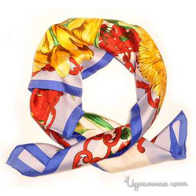 Платок Farfalla Seta, цвет цвет синий