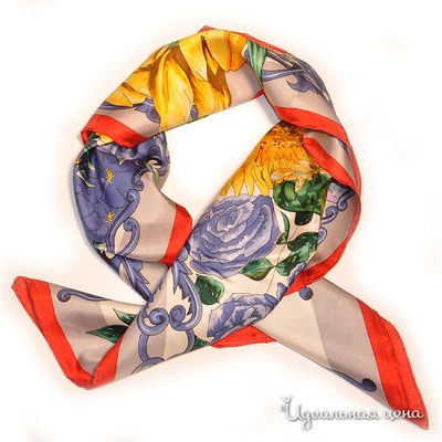 Платок Farfalla Seta, цвет цвет красный