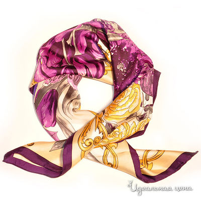 Платок Farfalla Seta, цвет цвет фиолетовый