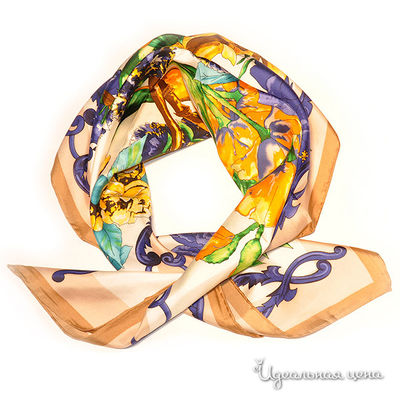 Платок Farfalla Seta, цвет цвет бежевый