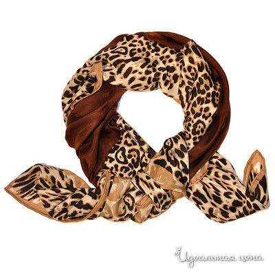 Платок Farfalla Seta, цвет цвет коричневый