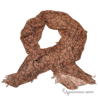 Шарф Farfalla Seta, цвет цвет серо-розовый