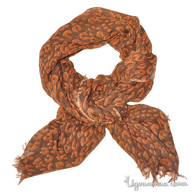 Шарф Farfalla Seta, цвет цвет коричневый