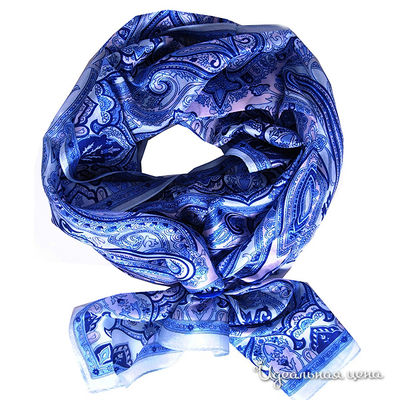 Шарф Farfalla Seta, цвет цвет синий
