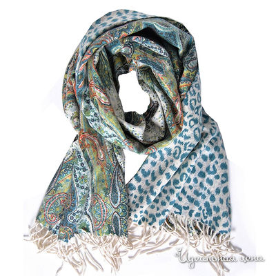 Шарф Farfalla Seta, цвет цвет оливковый