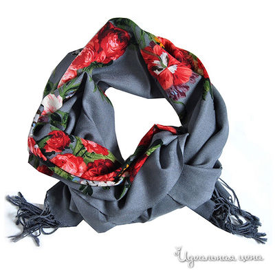 Шарф Farfalla Seta, цвет цвет серый