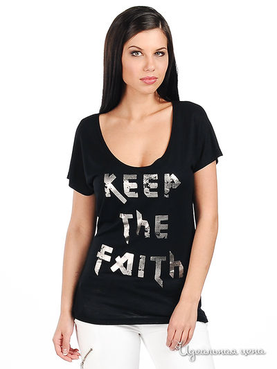 Футболка Faith connexion женская, цвет черный