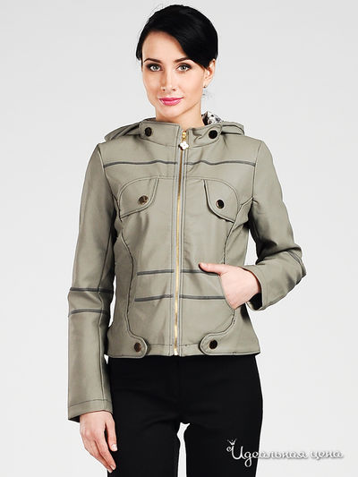 Куртка Мультибренд, цвет цвет серый