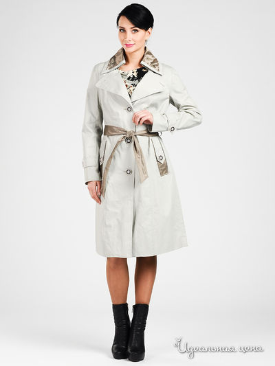 Плащ Мультибренд, цвет цвет светло-серый