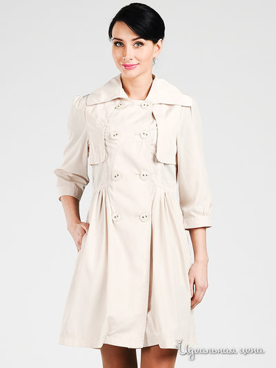 Плащ Мультибренд, цвет цвет молочный