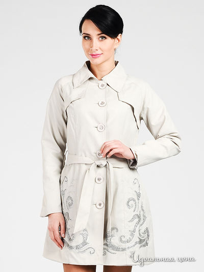 Плащ Мультибренд, цвет цвет серый