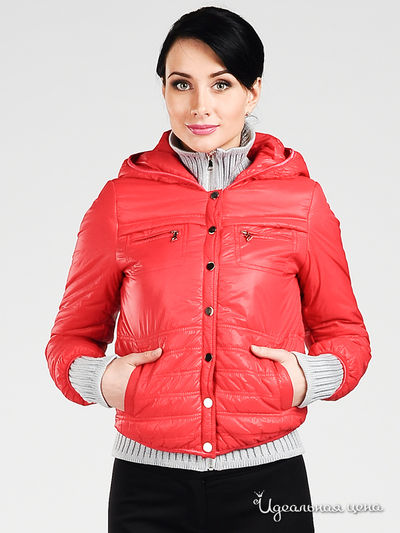 Куртка Мультибренд, цвет цвет красный