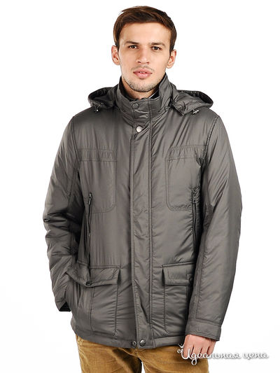 Куртка Мультибренд, цвет цвет серый