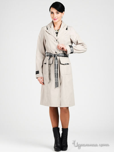 Плащ Мультибренд, цвет цвет светло-бежевый