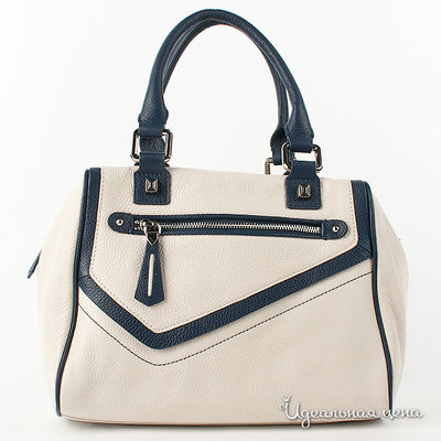 Сумка Leo Ventoni, цвет цвет бежевый / темно-синий