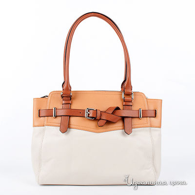 Сумка Leo Ventoni, цвет цвет белый / светло-коричневый