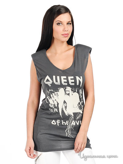 Майка Faith Connexion, цвет цвет темно-серый