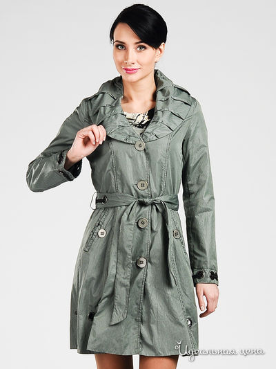 Плащ Мультибренд, цвет цвет зеленый