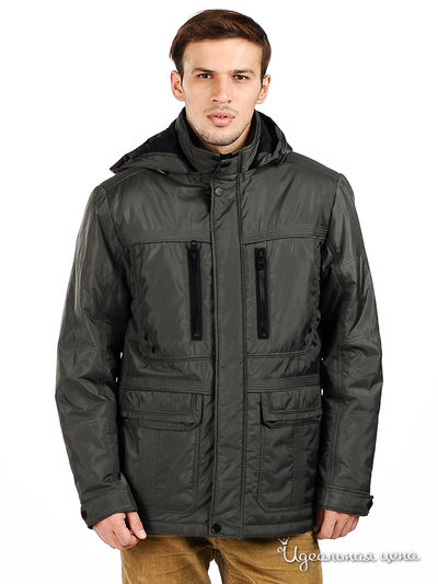 Куртка Мультибренд, цвет цвет темно-серый