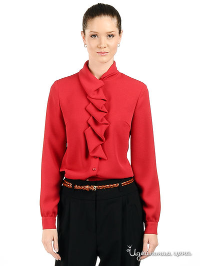 Блузка Larro, цвет цвет красный