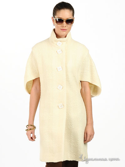 Пальто Larro, цвет цвет молочный