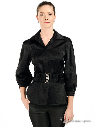 Блузка Larro, цвет цвет черный